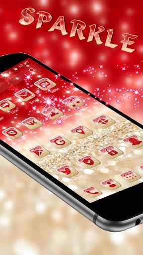 Red Sparkle Glitter - Image screenshot of android app