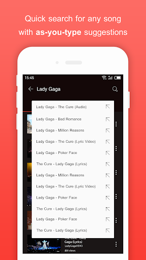 Music for Youtube Player: Red+ - عکس برنامه موبایلی اندروید