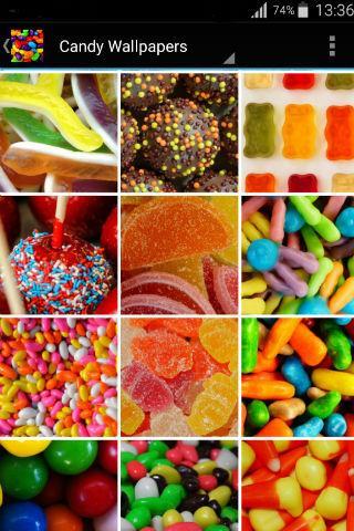 Candy wallpapers - Image screenshot of android app