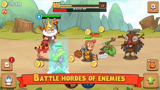 Idle Kingdom: Click Tycoon - Gameplay image of android game