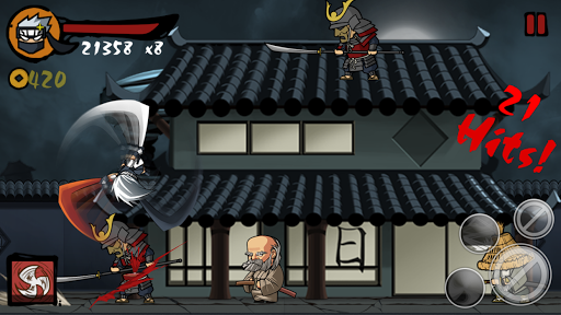Ninja Revenge - Gameplay image of android game