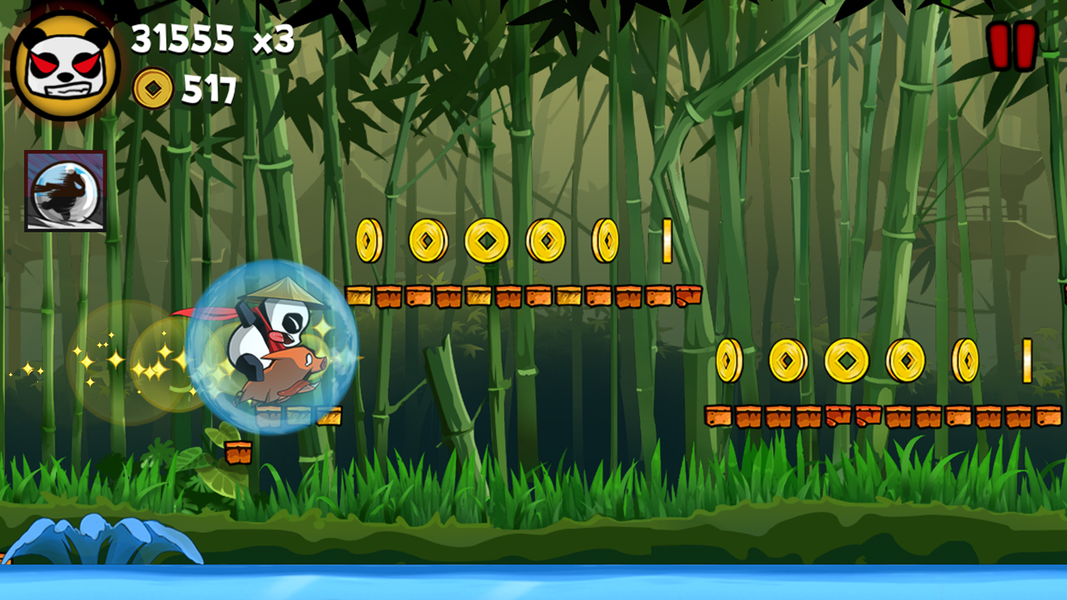 Panda Dash: Fun Game - Gameplay image of android game