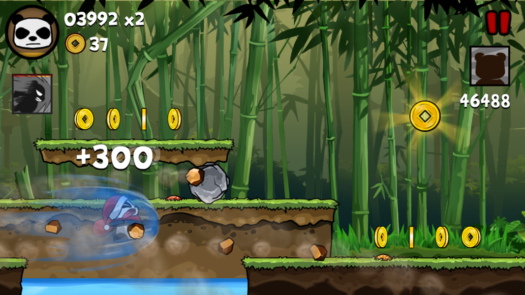 Panda Dash: Fun Game - Gameplay image of android game