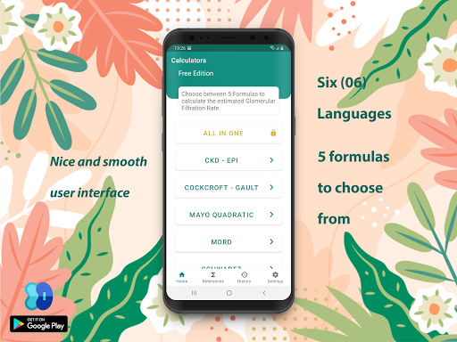 eGFR Calculator - عکس برنامه موبایلی اندروید