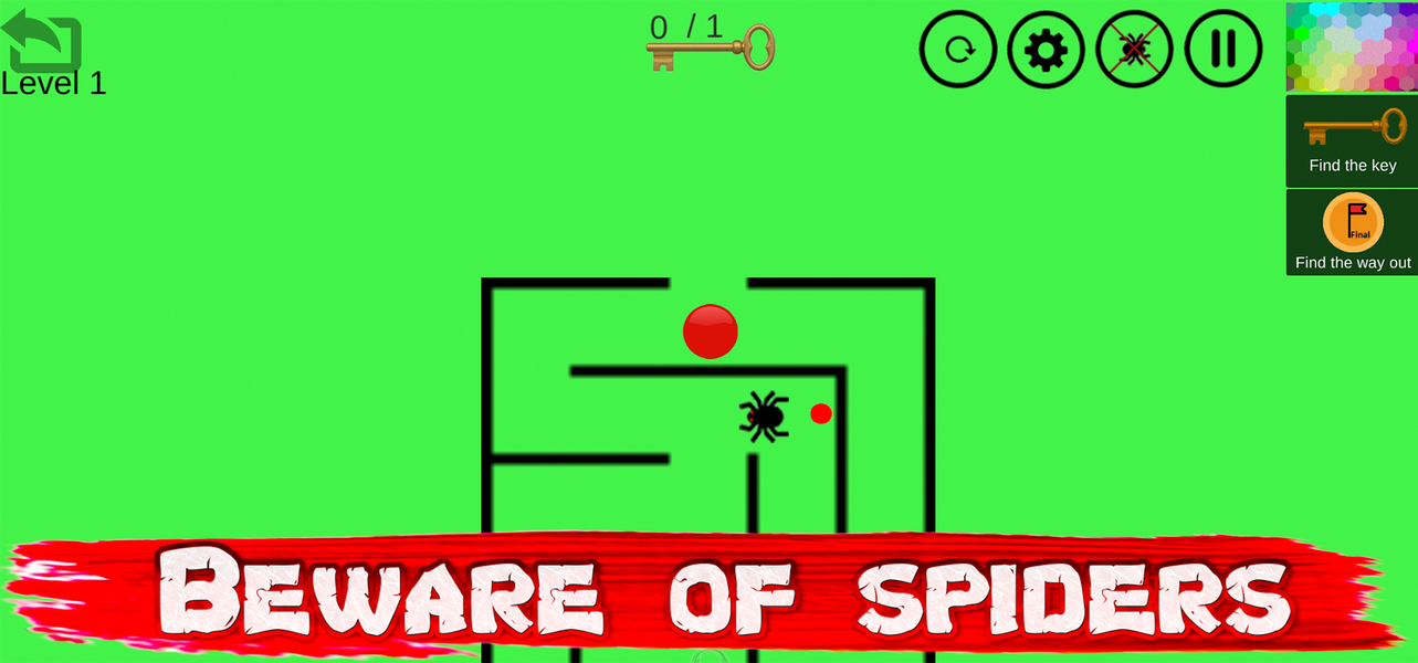 Spider Maze - عکس برنامه موبایلی اندروید