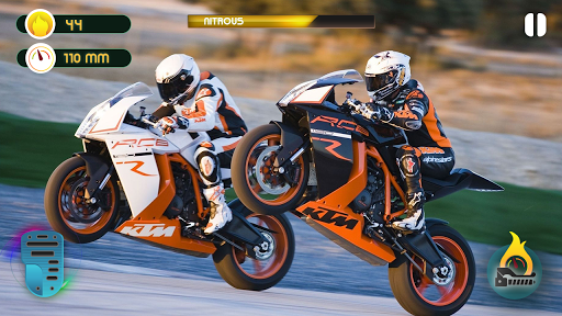 Motorcycle Racing: Bike Games - Gameplay image of android game