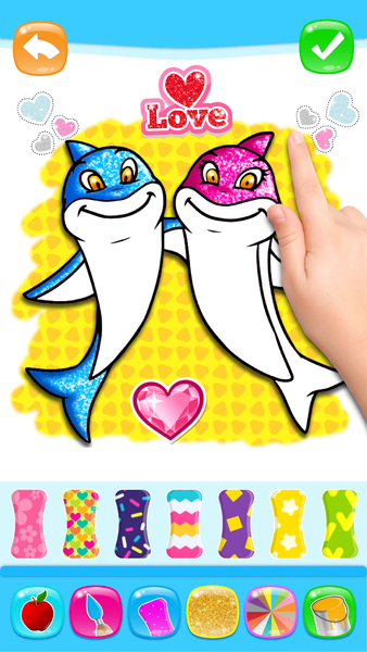 Baby Shark Coloring and Drawin - Image screenshot of android app