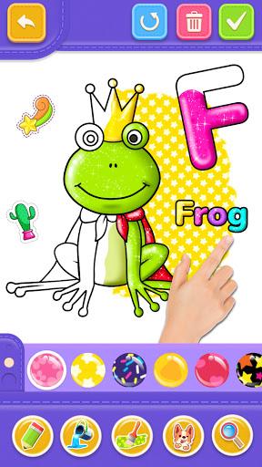 Number & ABC Coloring For Kids - Image screenshot of android app