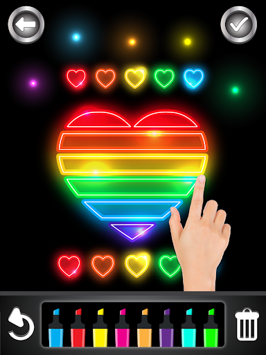 Glitter Dress Coloring Game - عکس برنامه موبایلی اندروید