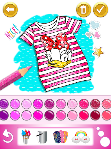 Glitter Dress Coloring Game - عکس برنامه موبایلی اندروید