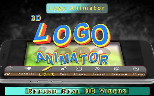 3D Text Animated-3D Logo Animations;3D Video Intro - Image screenshot of android app