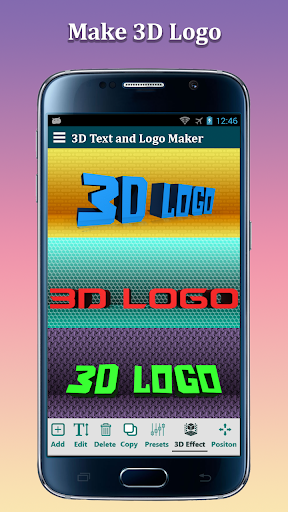 3D Text Photo Editor-3D Logo Maker & 3D Name - Image screenshot of android app