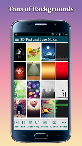 3D Text Photo Editor-3D Logo Maker & 3D Name - Image screenshot of android app