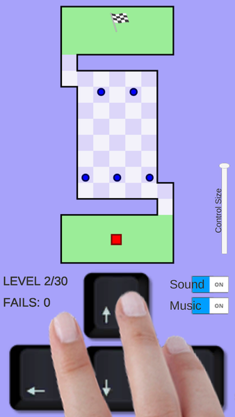 World's Hardest Game Deluxe - Gameplay image of android game