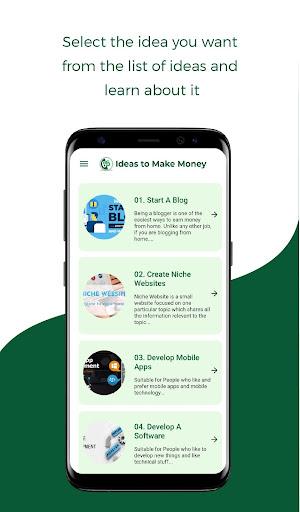 Ideas To Make Money 2024 - Image screenshot of android app