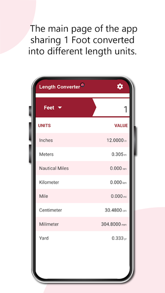 Length Converter -cm, m, feet - عکس برنامه موبایلی اندروید