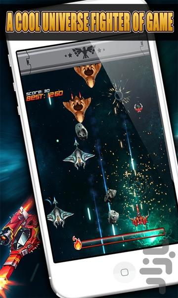 جنگنده سرخ مرگ - عکس بازی موبایلی اندروید