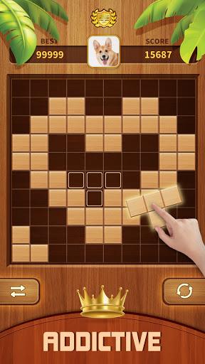 Woody Block Puzzle 99 Game - Gameplay image of android game