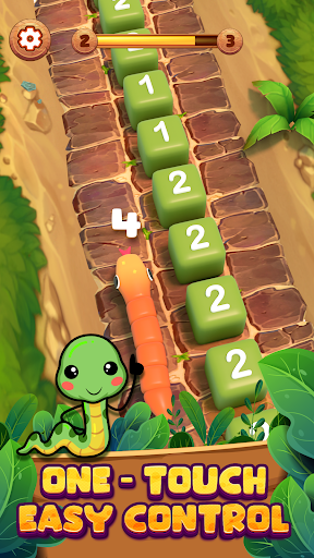 Crossing Snake: Brick Smasher - عکس برنامه موبایلی اندروید