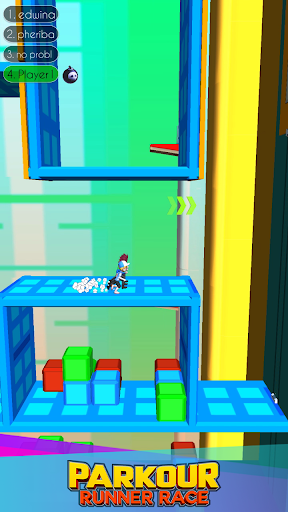Fun Run Parkour Race 3D - Gameplay image of android game