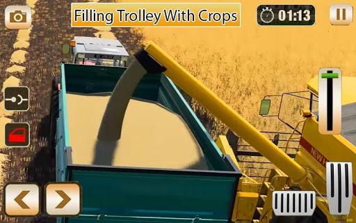 Harvest Tractor Driving:Village Simulator - Image screenshot of android app