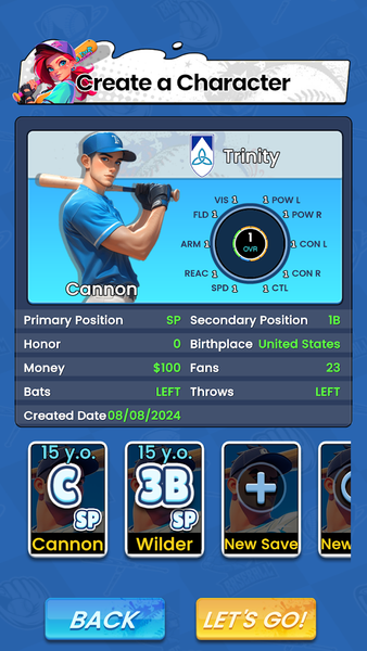 Baseball GOAT - Gameplay image of android game