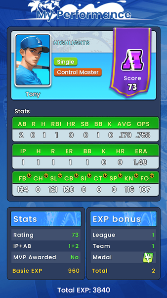 Baseball GOAT - Gameplay image of android game