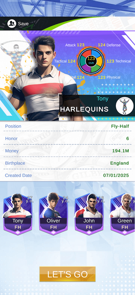 Rugby GOAT - عکس بازی موبایلی اندروید
