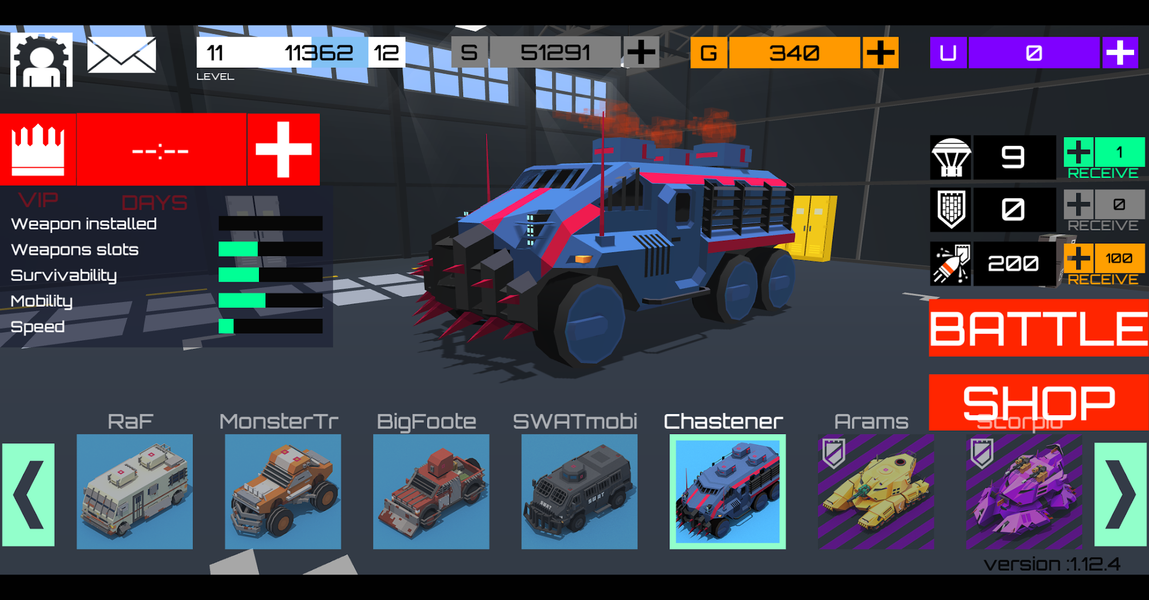 BATTLE CARS: war of machines - عکس بازی موبایلی اندروید