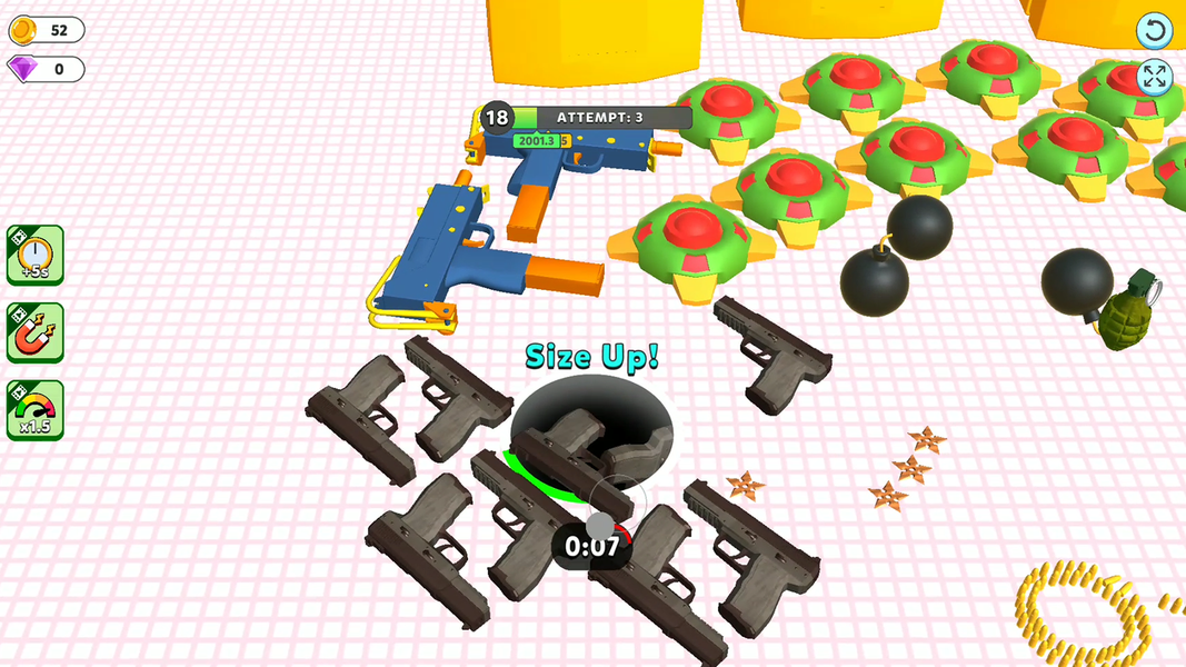 Attack Hole - Black Hole Games - Gameplay image of android game