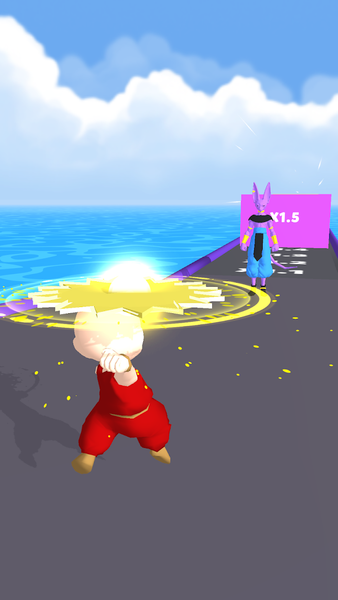 Fight Run 3D - Gameplay image of android game