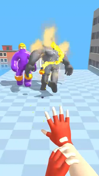 Hit Fist - Gameplay image of android game