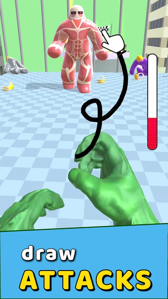 Hit Fist - Gameplay image of android game