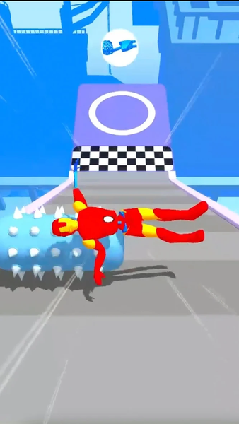 SuperHero Fall - Gameplay image of android game