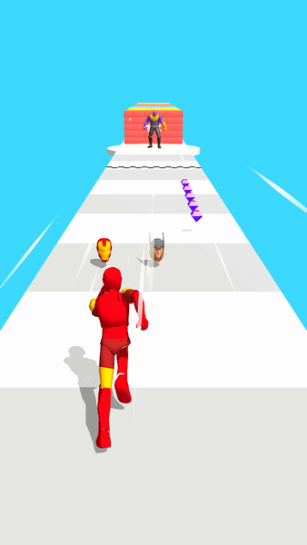 SuperHero Pick 3D - Gameplay image of android game