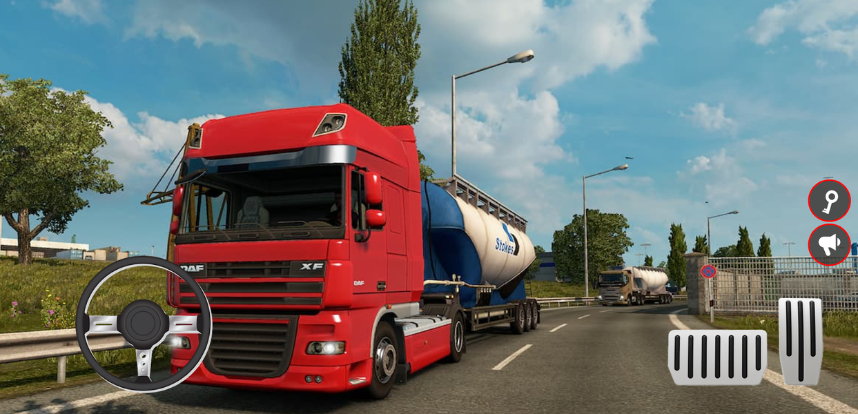 Truck Driving Simulator ۲۰۲۳ - عکس بازی موبایلی اندروید