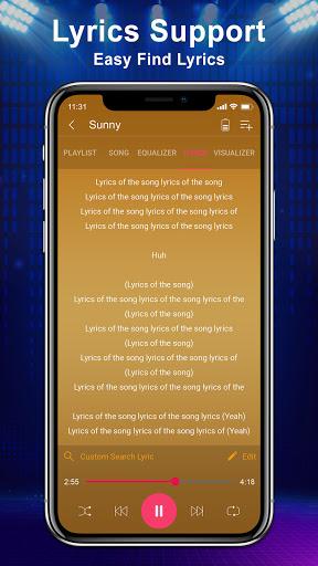 Music Player - Mp۳ player, Equalizer & Lyrics - عکس برنامه موبایلی اندروید