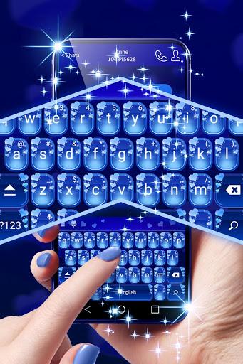 Blue Love Keyboard - عکس برنامه موبایلی اندروید