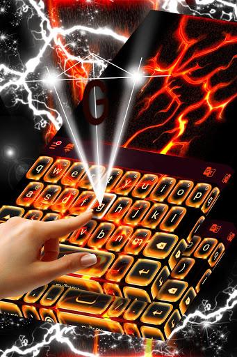 Burning Fire Keyboard - Image screenshot of android app