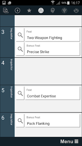Pathbuilder 1e - Image screenshot of android app