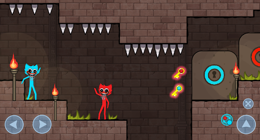 Stickman Duo - Fire And Water - Image screenshot of android app