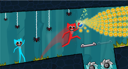 Stickman Duo - Fire And Water - Image screenshot of android app