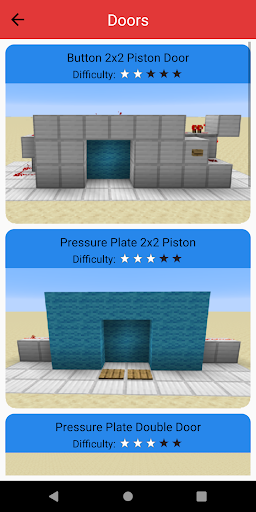 Redstone Guide with Tutorials - Image screenshot of android app