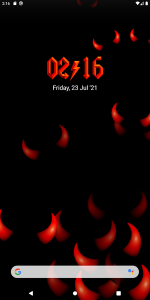 AC/DC Clock And Wallpapers - Image screenshot of android app