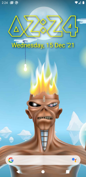 Iron Maiden Clock & Wallpapers - Image screenshot of android app