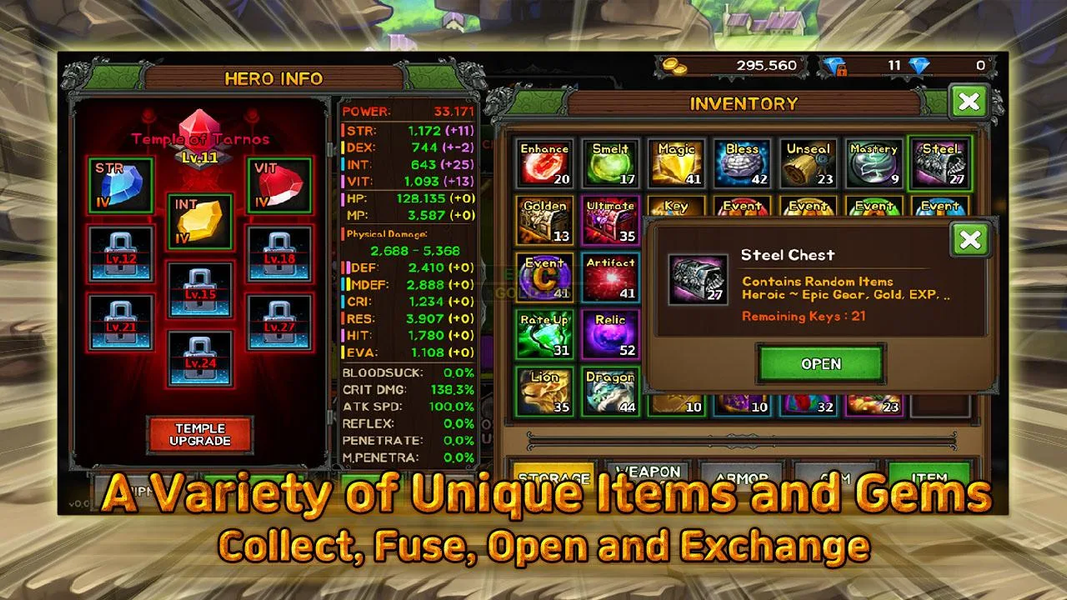 Bless & Magic: Pixel Idle RPG - عکس بازی موبایلی اندروید