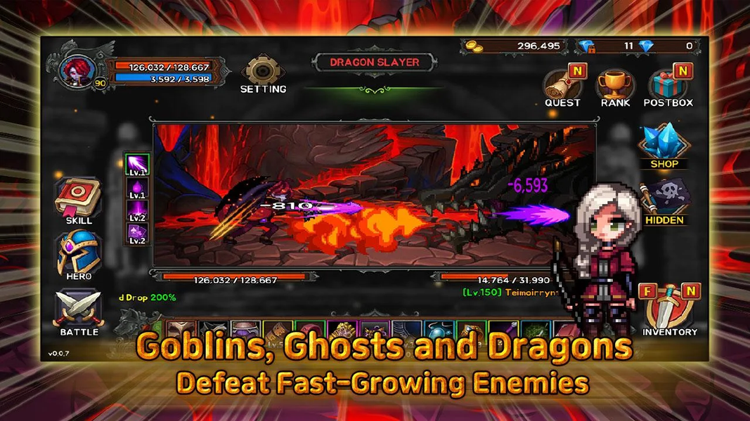 Bless & Magic: Pixel Idle RPG - عکس بازی موبایلی اندروید