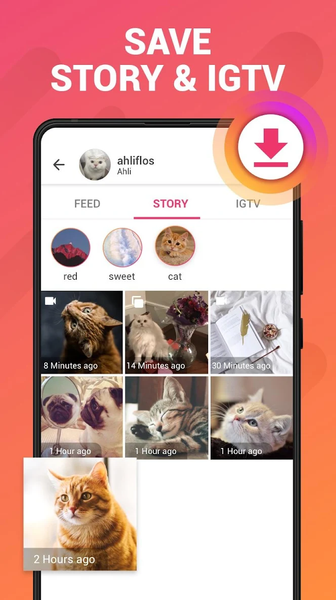 Story Save for IG - عکس برنامه موبایلی اندروید