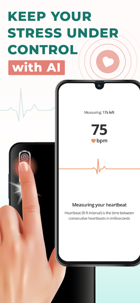 Pulsebit: Heart Rate Monitor - عکس برنامه موبایلی اندروید