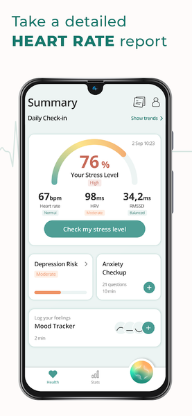 Pulsebit: Heart Rate Monitor - عکس برنامه موبایلی اندروید
